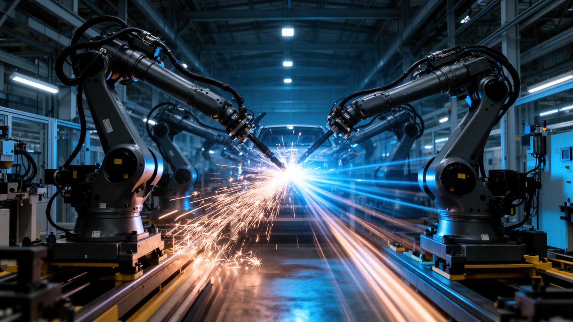 Robotic production line